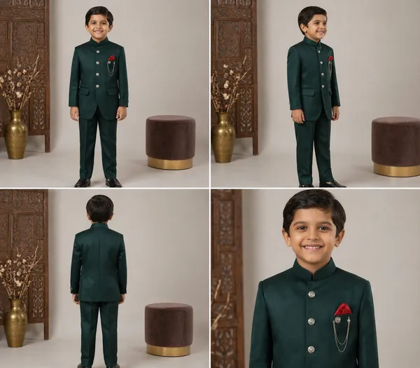 Green_Jodhpuri_Suit_Set_For_Boys