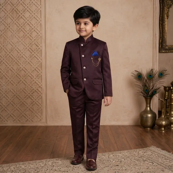 Maroon_Jodhpuri_Suit_Set_For_Boys