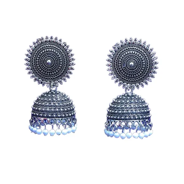 Silver_Traditional_Classic_Stylish_Silver_Jhumka_Earrings_For_Women