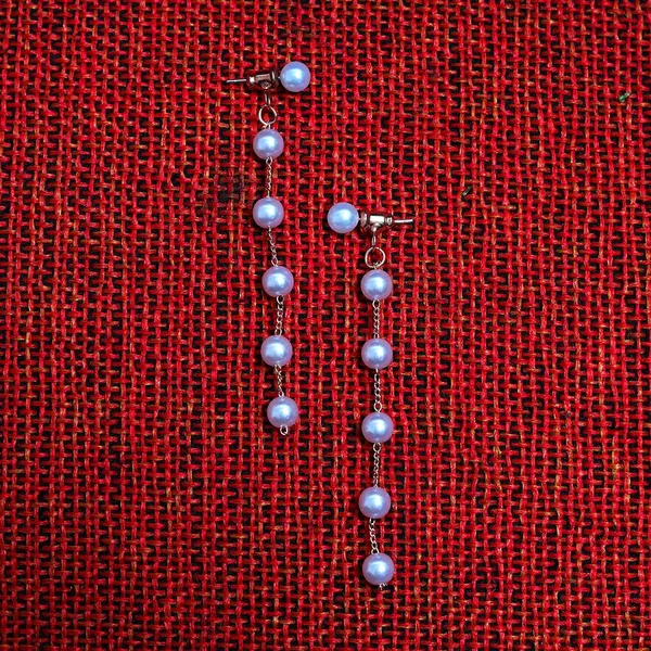 White_Traditional_Classic_Stylish_Pearl_Dropping_Stud_Earrings_For_Women