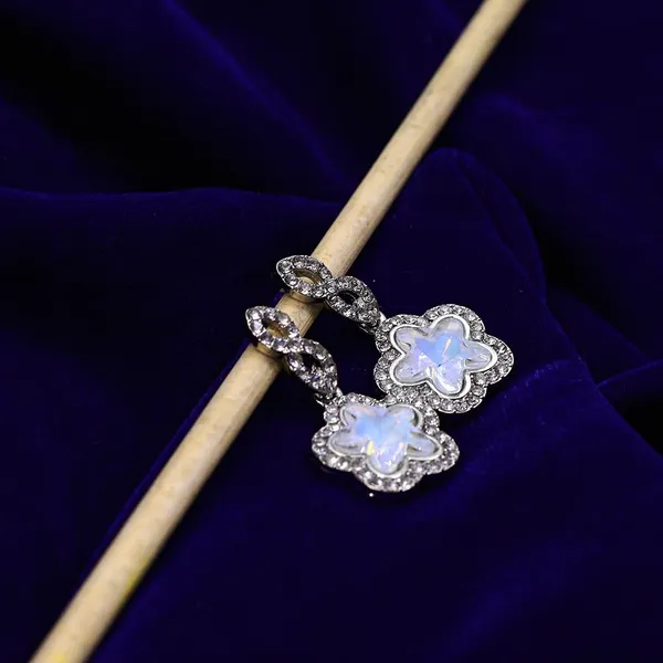 White_Traditional_Classic_Stylish_White_Stone_Earrings_For_Women