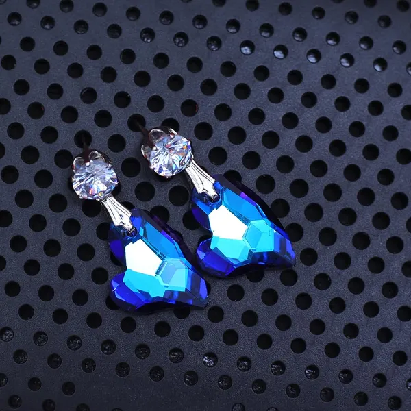 Blue_Traditional_Classic_Stylish_Stone_Dropping_Stud_Earrings_For_Women