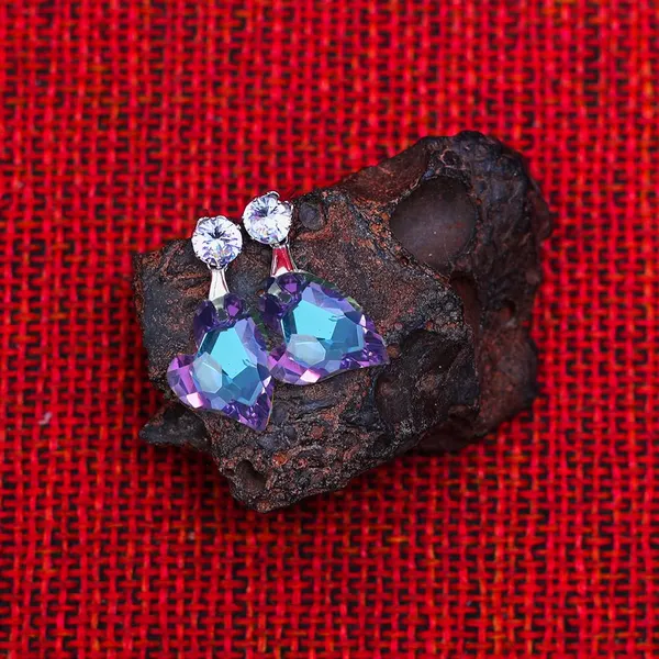 Blue_Traditional_Classic_Stylish_Stone_Dropping_Stud_Earrings_For_Women
