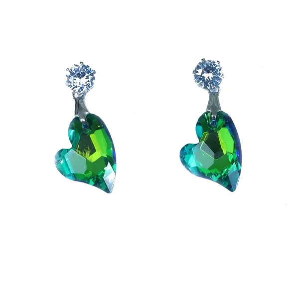 Green_Traditional_Classic_Stylish_Stone_Dropping_Stud_Earrings_For_Women