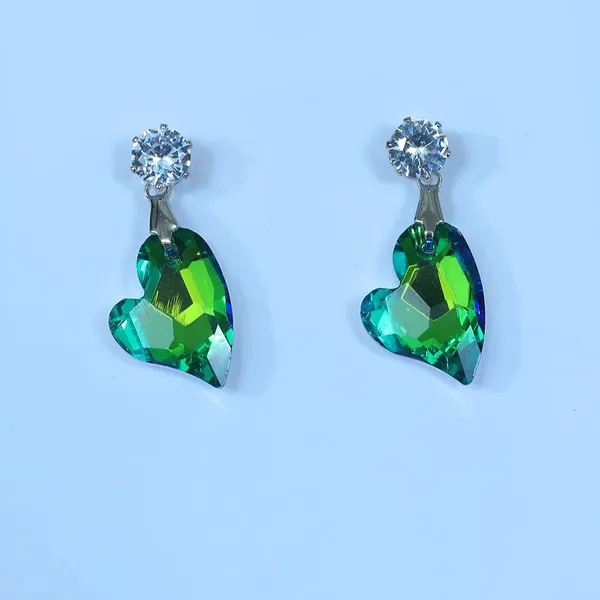 Green_Traditional_Classic_Stylish_Stone_Dropping_Stud_Earrings_For_Women