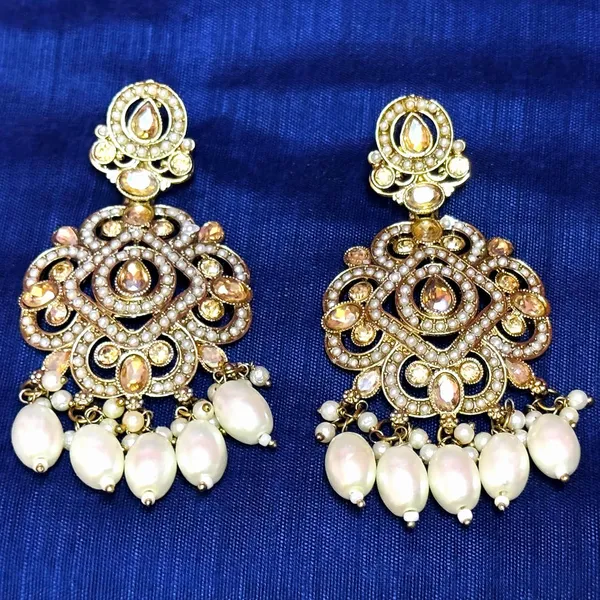 Golden_Traditional_Classic_Stylish_Chandbali_Pearl_Dropping_Stud_Earrings_For_Women