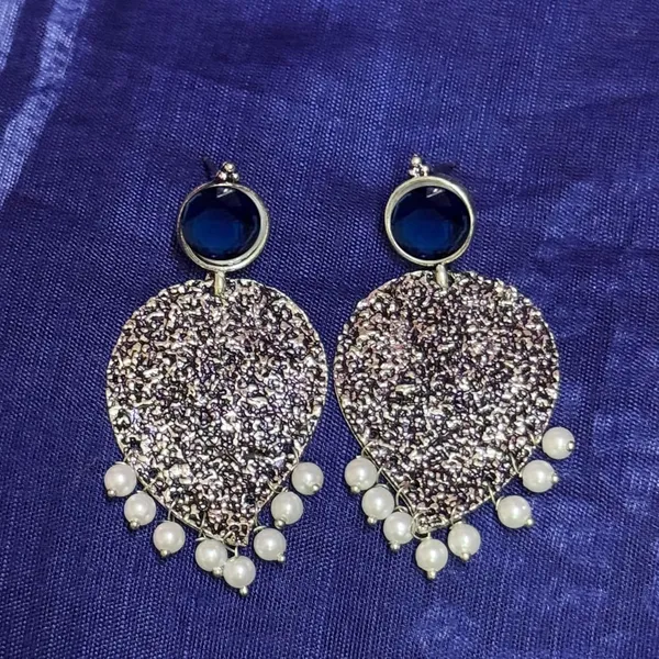 Multicolor_Traditional_Classic_Stylish_Oxidized_Kundan_Stud_Earrings_For_Women_Pack_Of_4