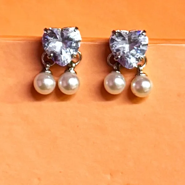 Pink_And_White_Traditional_Classic_Stylish_Oxidized_Kundan_Pearl_Dropping_Stud_Earrings_For_Women