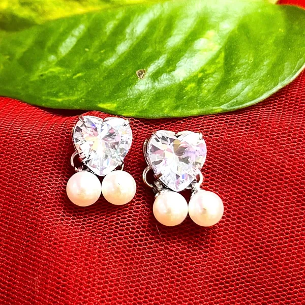 Pink_And_White_Traditional_Classic_Stylish_Oxidized_Kundan_Pearl_Dropping_Stud_Earrings_For_Women