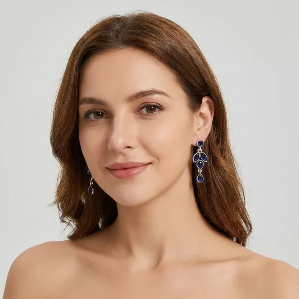 Blue_And_Silver_Traditional_Classic_Stylish_Oxidized_Kundan_Stud_Earrings_For_Women