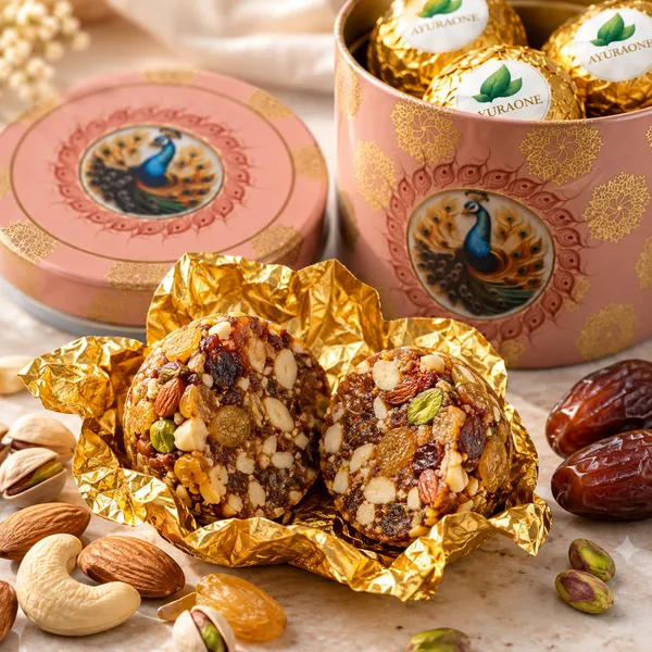 AyuraOne_6_Laddu_Peacock_Gift_Tin