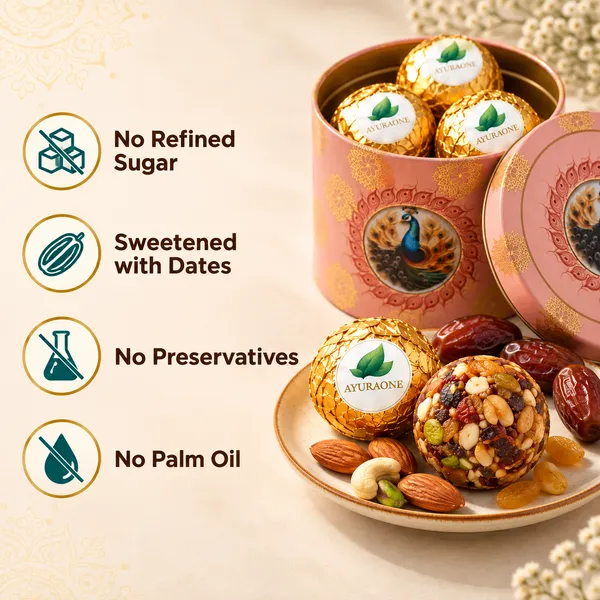 AyuraOne_6_Laddu_Peacock_Gift_Tin