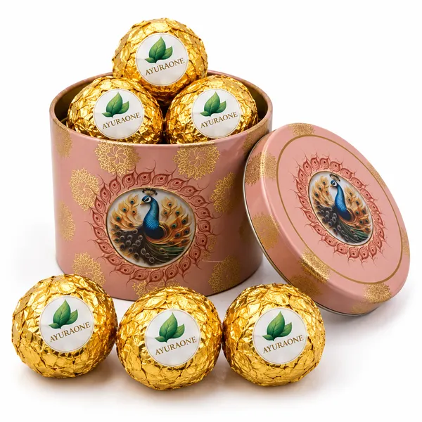 AyuraOne_6_Laddu_Peacock_Gift_Tin