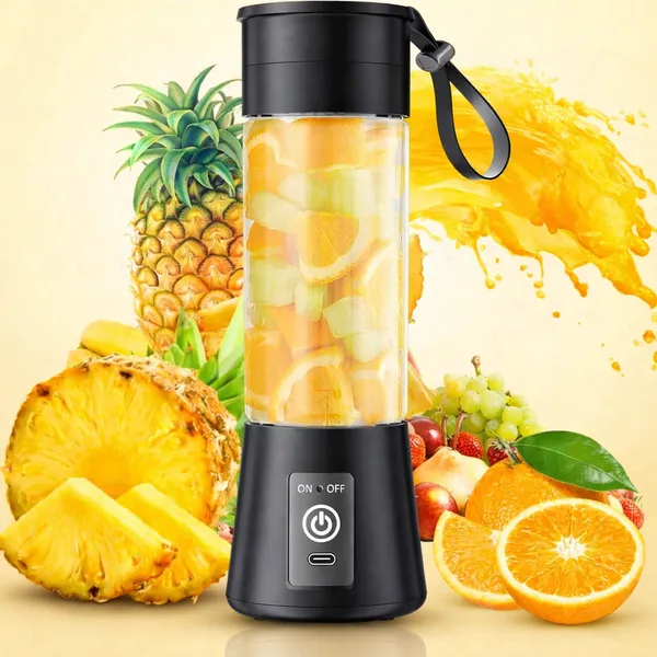 Portable_Juicer_Blender_With_6_Blade_Usb_Rechargeable_Personal_Smoothie_Maker_Protein_Shake_Mixer_Built_In_Bottle_For_Home_Travel_And_Gym