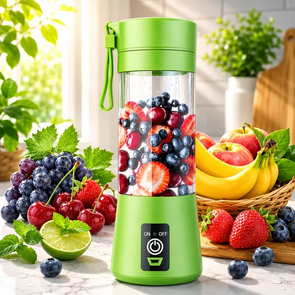 Portable_Blender_Green_Rechargeable_Usb_Juicer_Cup_Personal_Size_Smoothie_Maker_With_6_Blades