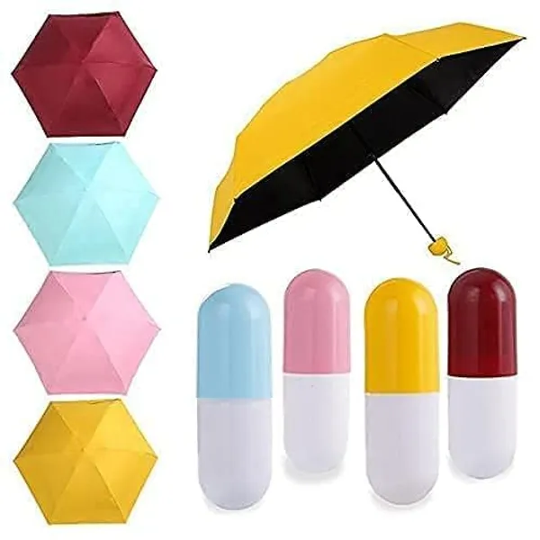 Capsule_Umbrella_Uv_Protection_Tablet_Umbrella_For_Rain_Windproof_Sun_Protection_Features_Double_Layer_5_Folding_Automatic_Open_Compact_Capsule_Case_For_Men_Women_Kids_Black