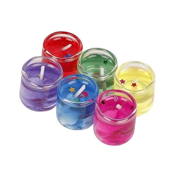 Multicolor_Plastic_Jelly_Gel_Candles_(Pack_Of_6)