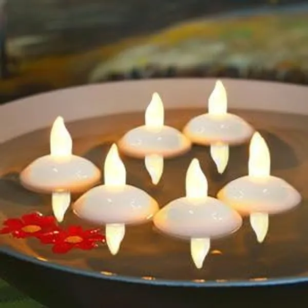 White_Plastic_Led_Light_Diya_(Pack_Of_5)