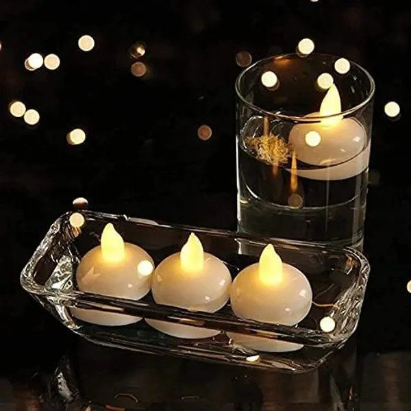 White_Plastic_Led_Light_Diya_(Pack_Of_6)
