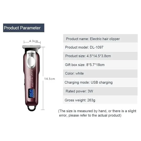 Golden_Steal_Electric_Trimmer