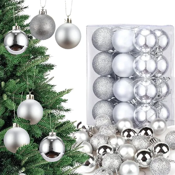 White_Plastic_Christmas_Tree_Decoration_Balls_(Pack_Of_24)