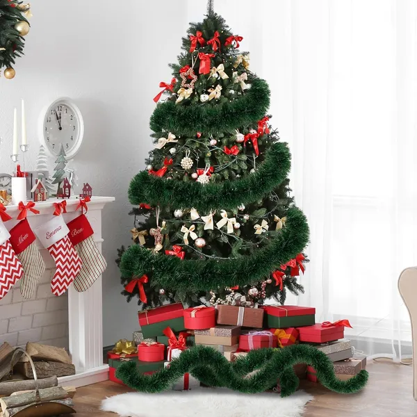 Green_Plastic_Christmas_Tree_(Pack_Of_10)