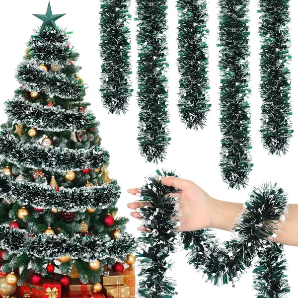 Snow_Plastic_Christmas_Tree_(Pack_Of_5)