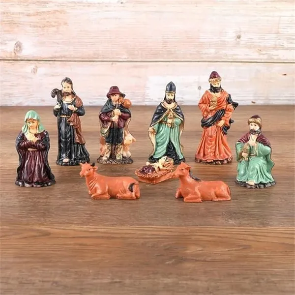 Red_And_Grey_Plastic_Christmas_Decorations_Items_(Pack_Of_10)