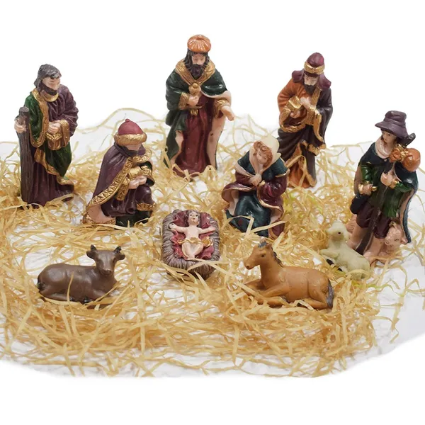Red_And_Grey_Plastic_Christmas_Decorations_Items_(Pack_Of_10)