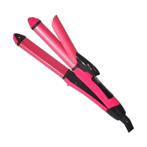 Pink_Steal_Hair_Straightener