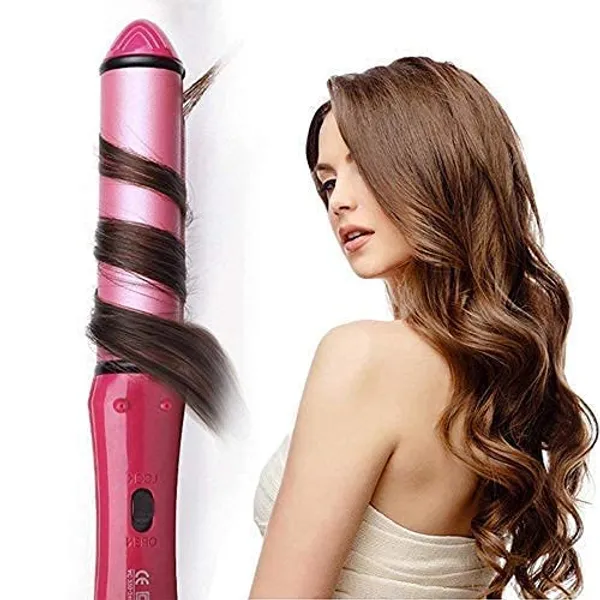 Pink_Steal_Hair_Straightener