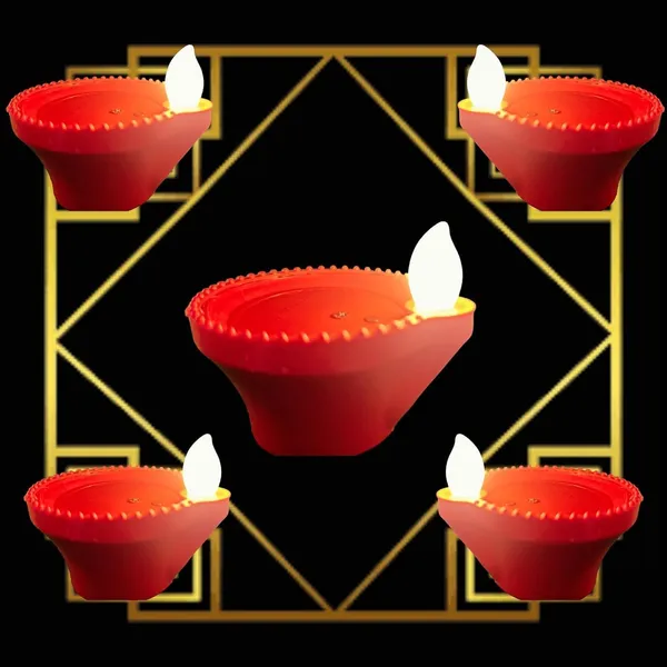 Red_Plastic_Led_Flameless_Diya_(Pack_Of_12)
