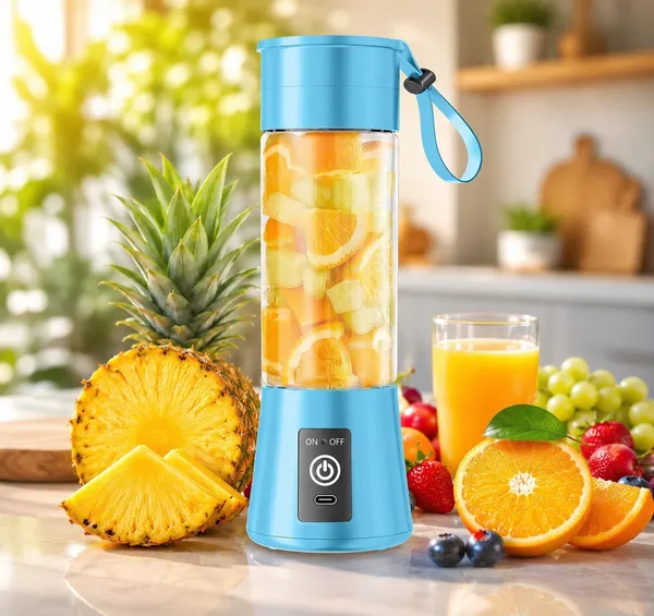 Toy_O_Fun_Portable_Juicer_Blender_6_Blade_Usb_Rechargeable_Personal_Mixer_Bottle_With_Built_In_Jar_Smoothie_Protein_Shake_Maker_Multicolor_J_2