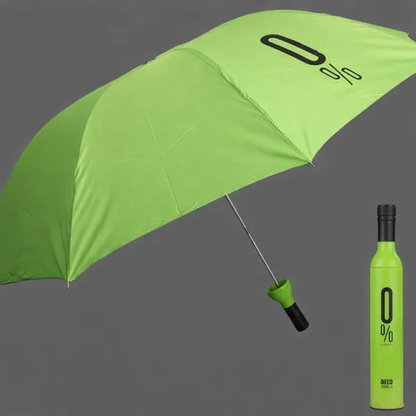 Bottle_Shaped_Folding_Umbrella_Uv_Protection_Multi_Colour