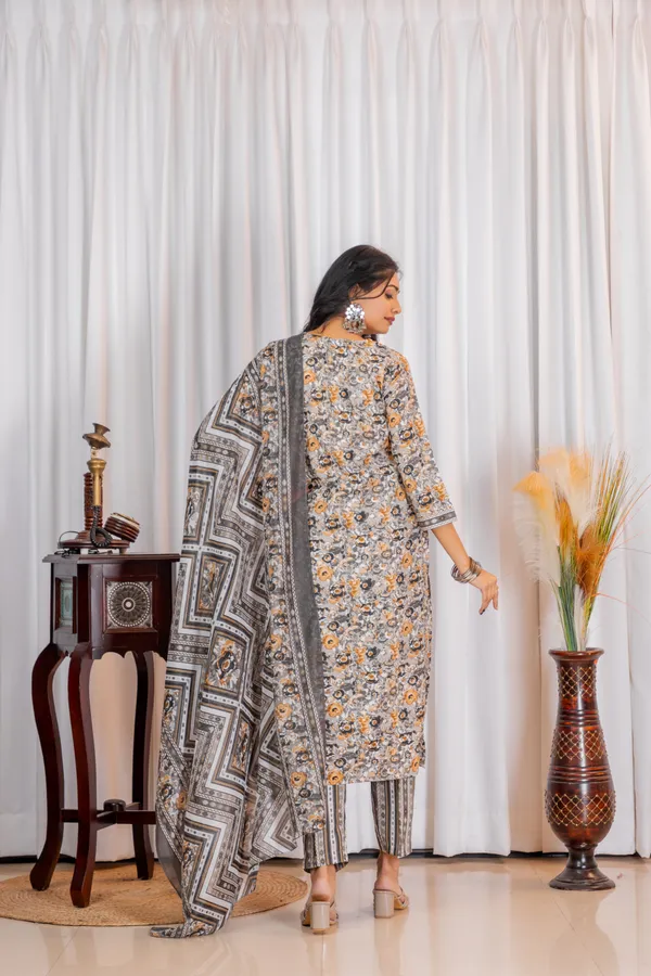 Grey_Cotton_Floral_Printed_Embroidered_Kurta_Set_With_Dupatta_For_Women