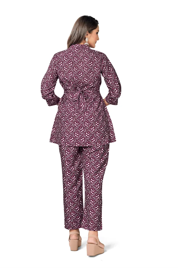 Dark_Pink_Grey_Cotton_Printed_Straight_Kurta_Pyjama_Set_For_Women
