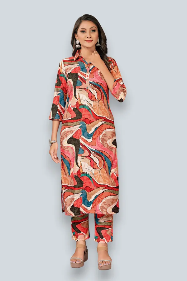 Multicolour_Rayon_Straight_Abstract_Print_Co-Ord_Set_For_Women