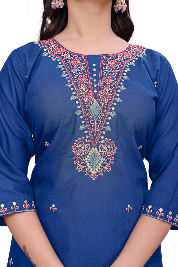 Blue_Cotton_Straight_Embroidered_Salwar_Suit_Set_With_Dupatta_For_Women