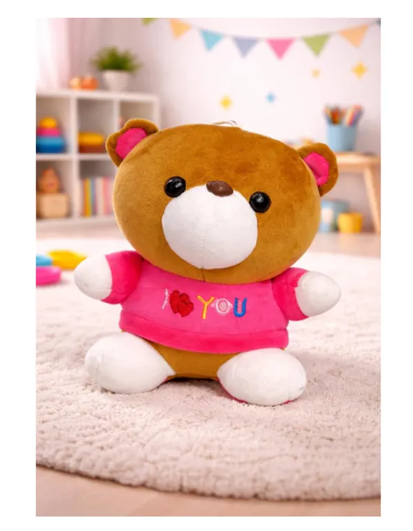 30_cm_Cute_Teddy_Bear_Plush_Soft_Toy_with_“I_Love_You”_T-Shirt_–_Brown_Stuffed_Animal_for_Kids_|_Soft_Hugging_Toy_for_Baby_Boys_&_Girls_|_Gift_&_Home_Décor