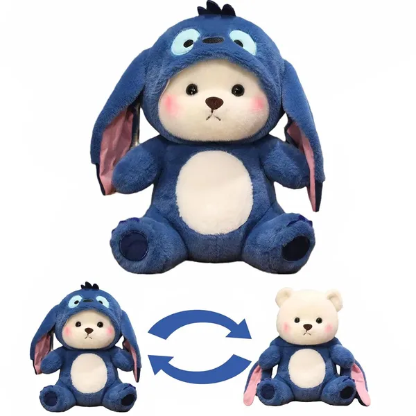 40cm_Click_to_see_full_view_Storescent_Baby_Plushies,_Blue_Lovable_Huggable_Soft_Toy,_Big_Size_Hooded_Plush_Teddy_Bear,_Elegant_Soft_Plush_Toy_for_Babies,_Great_Birthday_Gift_for_Girls