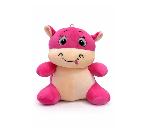 30cm_Cute_Pink_Plush_Cow_Soft_Toy,_Ultra-Soft_Stuffed_Animal_for_Kids,_Cuddly_Baby_Hugging_Doll,_Birthday_Gift_for_Boys_and_Girls