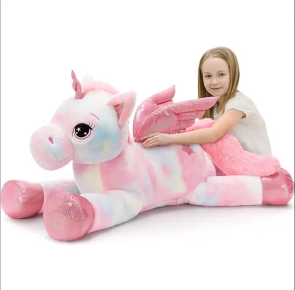 50CM_Unicorn_Stuffed_Animal,_Soft_Unicorn_Plush_Hugging_Pillow_Toy_Gifts_for_Kids_(White,