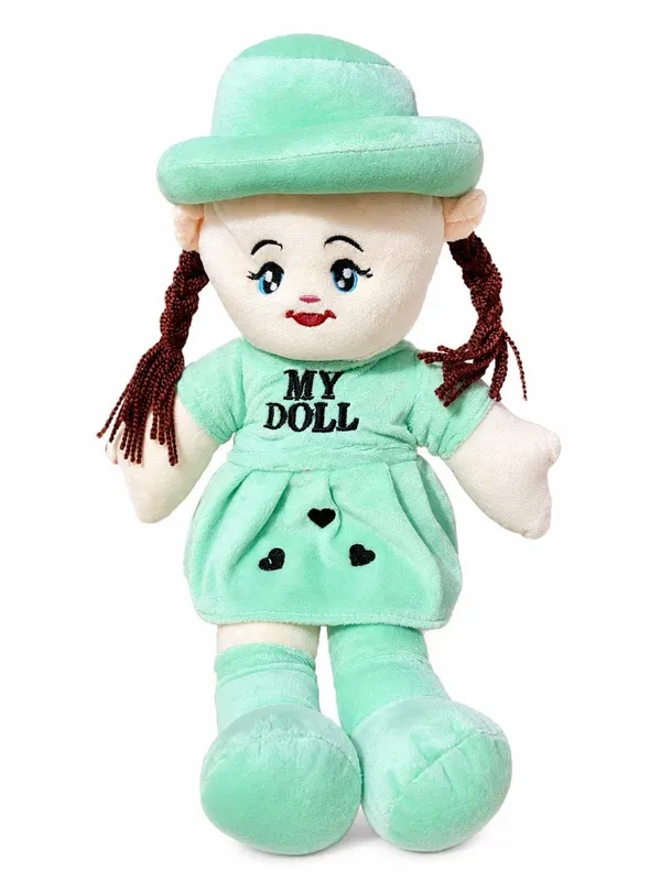 85cm_Soft_Toy_Doll_Plushy_with__Dress_and_Hat,_Soft_Stuffed_Doll_with_Braided_Hair,_Cute_Rag_Doll_for_Kids_and_Toddlers,_Plushy_(85cm