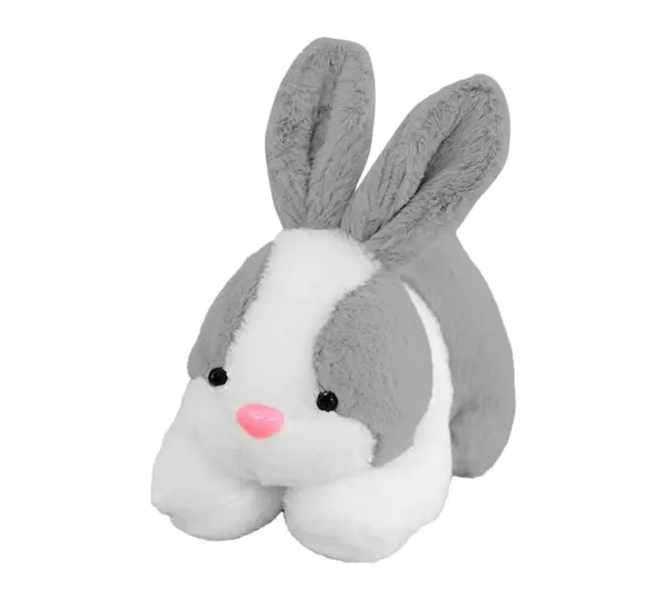 Grey_And_White_Plush_Fabric30cm_And_Polyester_And_Cotton_Blend_Stuffed_Teddy_Bear_For_Kids_