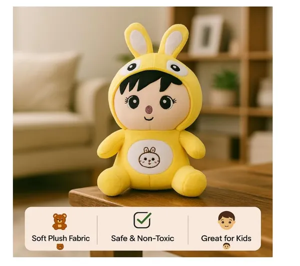 Multicolour_Plush_Fabric_And_Polyester_And_30cm_Cotton_Blend_Stuffed_Teddy_Bear_For_Kids