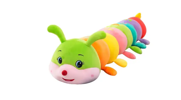 BESTIES_Colorful_Caterpillar_Soft_Toy_80CM_for_Kids_|_Long_Hugging_Stuffed_Animal_Toy_for_Baby_Boys_&_Girls_|_Multicolor_Cuddly_Birthday_Gift_(Large..