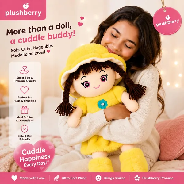 Cute_Doll_Soft_Toy_for_Girls_55_CM_|_Ultra_Soft_Plush_Rag_Doll_Teddy_|_Huggable_Washable_Stuffed_Baby_Doll_|_Fabric_Cloth_Toy_|_Birthday_Return_Gift_for_Boys_&_Girls_(Yellow)