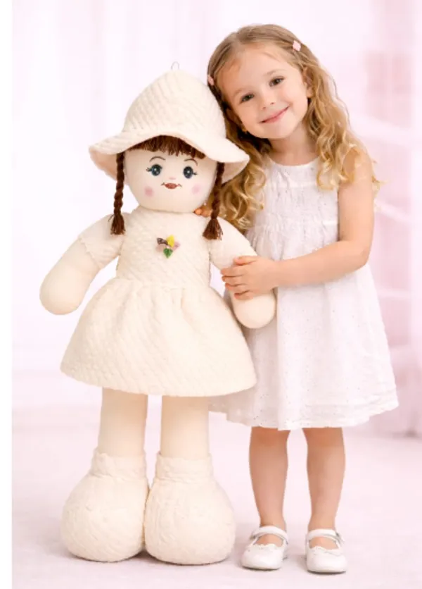 Cute_Pineapple_120_CM_Texture_Plush_Doll_for_Girls_-_Ultra-Soft_Stuffed_Ragdoll_with_Hat_&_Braids_–_Cute_Huggable_Companion_for_Kids_&_Toddlers