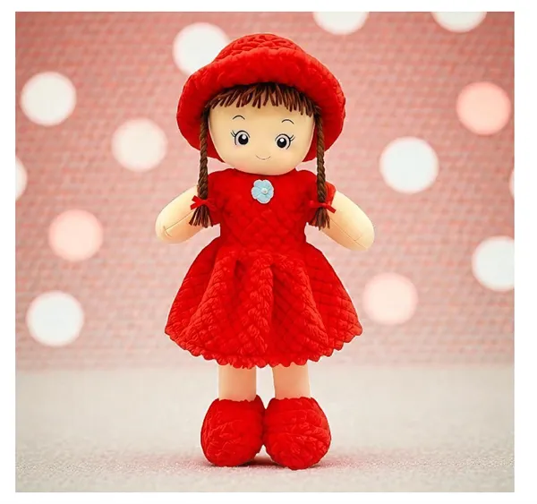 Cute_Pineapple_Texture_Plush_Doll_for_Girls_-_Ultra__55_CM-Soft_Stuffed_Ragdoll_with_Hat_&_Braids_–_Cute_Huggable_Companion_for_Kids_&_Toddlers_(Red,