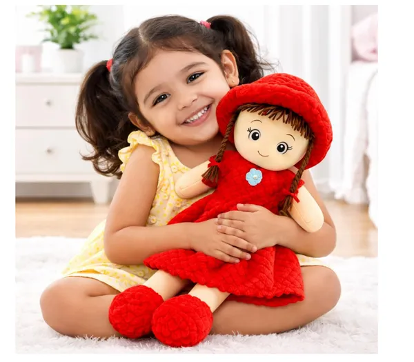 Cute_Pineapple_Texture_Plush_Doll_for_Girls_-_Ultra__55_CM-Soft_Stuffed_Ragdoll_with_Hat_&_Braids_–_Cute_Huggable_Companion_for_Kids_&_Toddlers_(Red,